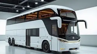 2026 Custom Double-Decker Bus Tiny Home | Van Hool TDX Hybrid Conversion Dream Tour