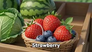 Let’s learn fruits and veggies #shorts #shortsforkids #fruits#kids#children#youtubeshorts 