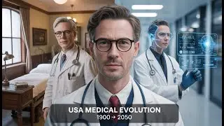 👨&zwj;⚕️ Evolution of American Doctors & Medical Treatment (1900&ndash;2050)  How Healthcare Changed 🇺🇸