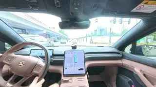 Latest version of Nio Pilot NOP+ Nio Autonomous driving. City driving FSD. (Part 2)