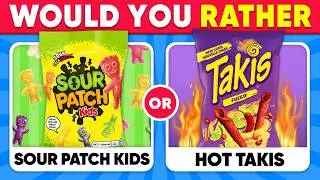 Would You Rather...? Junk Food Edition 🍨🍟 | 2026 Food Favorites | Quiz Dino