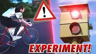 EXPERIMENT: Mit GETUNTEM Rennrad blitzen lassen ?! - (Finale) Gadget Fun!