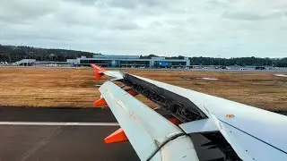 easyJet Airbus A319 ✈ Landing at Belfast City Airport