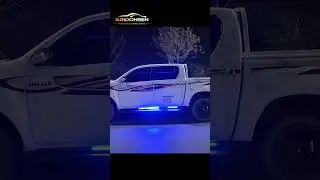 XRIDONSEN 2x 60 inch Blue Running Board Firefighter Police Lights for Truck Vehicles Car