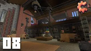 Creating a Massive Storage Warehouse in the Create Mod #8 [ Survival Create ]