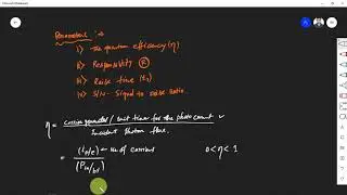 Photodetector, Part 1