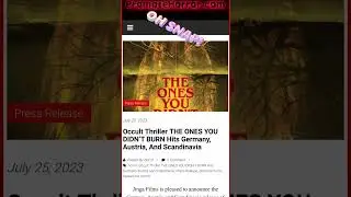 Occult Thriller THE ONES YOU DIDN&rsquo;T BURN Hits Germany, Austria, And Scandinavia