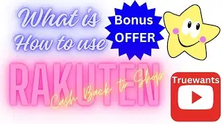 How to Make Cash Back Shopping! Bonus Cash SignUp with My RAKUTEN Link & Pending Opportunities List