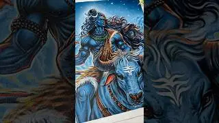 Sawan Special Drawing 🔥Mahadev with Nandi Drawing #shorts #art #drawing #mahadev #shiv #sawan