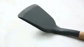 Silicone Kitchen Utensils Heat resistant Turner Soup Spoon Non stick Spatula Shovel Wooden #shorts