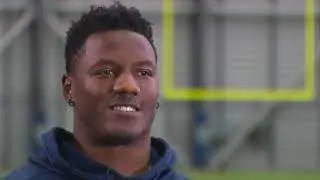 Chris Carson on his toughness on, and off, the field