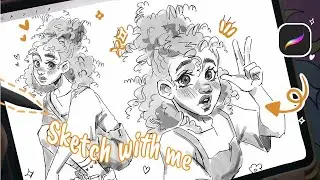 ♡ sketch with me on procreate ♡ full digital art process ┊ iPad art