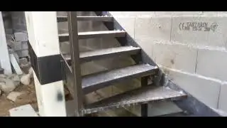 Escaliers sur-mesure en corten &ndash; Les BTS CRCI rel&egrave;vent un d&eacute;fi technique !
