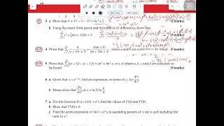 Series [a-level further maths] edexcel core pure 2 ch2 mixed exercise