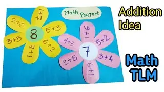 Math TLM II  Easy Addition idea for students II Best model idea