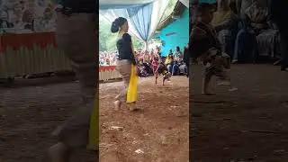 Lengger cantik mau di pecut bocah cilik,, ebeg wahyu turonggo lestari