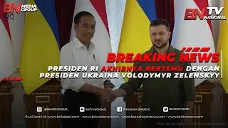 MISI PERDAMAIAN I Presiden RI Akhirnya Bertemu Dengan Presiden Ukraina Volodymyr Zelenskyy