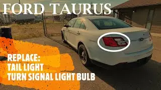 Ford Taurus - Rear Turn Signal Light Bulb Replacement (2010-2019)