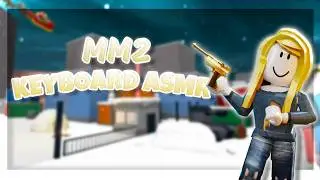 Playing MM2 with 2 CREAMY keyboard ASMR💛 || Murder Mystery 2