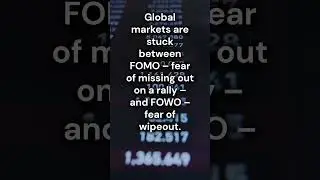 Global markets: FOMO or FOWO? Risk fest or rally? #economy #bitcoin #facts #news