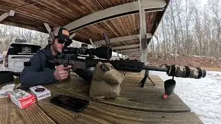 Savage 110 Ultralight MDT HNT26 6.5 Creedmoor &mdash; Scythe Ti Brake Test Factory vs Bravo & CGS Hyperion