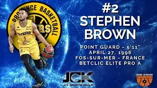 Stephen Brown - Fos Provence Basket Highlights 2022/23