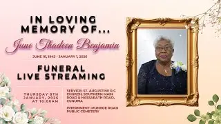 Celebrating the life of June Thadeen Benjamin