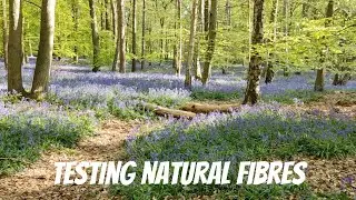 Natural fibre hammock camp / testing bank line ridgeline #naturalfibres
