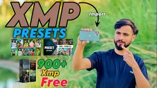 How To Import XMP Presets In iPhone Lightroom Mobile + 900+ Xmp Presets Free🥵