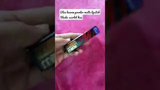 blue heaven powder matte lipstick #shorts #shortvideo #lipstick #makeup #lipcare