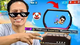 I Killed Gyan Bhai in Sky 🤪 Top 1 V Badge Grandmaster Pro Lobby 😱 Tonde Gamer