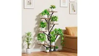 Review: 8-Tier Indoor Plant Stand with Grow Lights - Maximize Your Space!