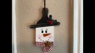 Craft Fair Ideas Season 2025! Snowman Cutting Board!