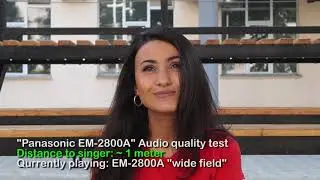 Panasonic EM-2800A voice test
