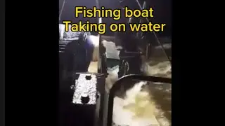 Nighttime Battle Crossing Greymouth Bar in a Fishing Boat