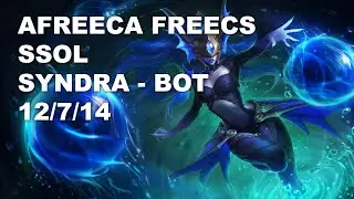 Afreeca Freecs SSol Bot Syndra vs Aphelios - KR Challenger Patch 10.9