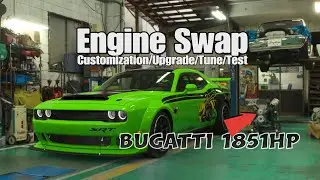 GT7 Builds: Dodge Challenger SRT '18 with Bugatti Chiron Engine Swap | Update 1.63