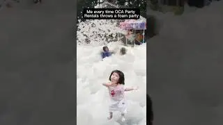 Foam parties are fun with OCA Party Rentals