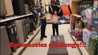 Gymnastics challenge at Target