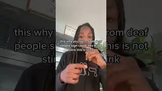 This is why it&rsquo;s important to learn from deaf creators #deaf #signlanguage #americansignlanguage