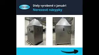 Diely vyroben&eacute; v janu&aacute;ri....Nerezov&eacute; n&aacute;sypky #cnc #laser #engineering #shortvideo #welding