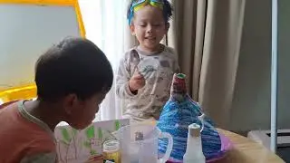 Volcano Science Experiment at Home #easyexperiment #kidsscienceexperiment