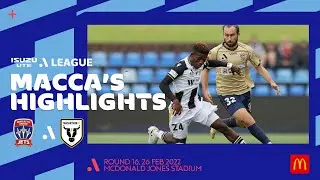 Newcastle Jets v Macarthur - Macca's&reg; Highlights | Isuzu UTE A-League