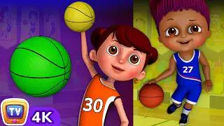 Learn Colors with Basketball | ChuChu TV Funzone Games #ChuChuTV100M