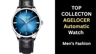 Best AGELOCER Automatic Watch  Luxury Men&rsquo;s Timepiece w Big Calendar