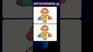 Spot the 3 Differences Hard Short Puzzle #1788