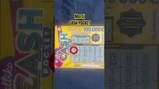 &Ccedil;A CASH AVEC CASH POCKET #fdj #abonnetoi #1000subscriber #lottery #cash