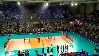 CEV Eurovolley Women 2023 Quater-Final Italy-France Palazzo Wanny Firenze - National Anthem