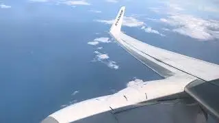 Ryanair B737-800 full approach in London Stansted Airport (STN)