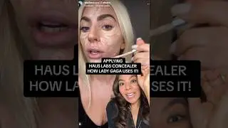 APPLYING CONCEALER USING @LadyGaga TECHNIQUE WITH @hauslabs CONCEALER! #newmakeup2023